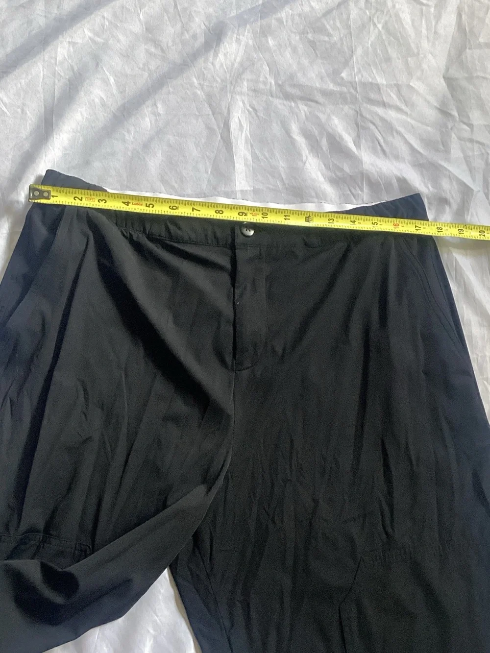 ALO Yoga Black Straight-Leg Joggers with Logo Waistband